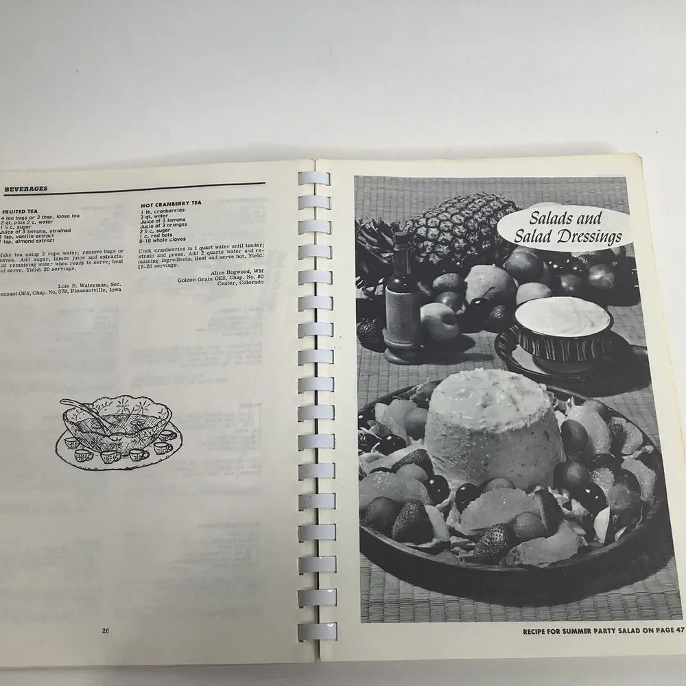 Favorite Eastern Star Recipes Cookbook Olde Family Favorites 1966 Menus Vintage‎